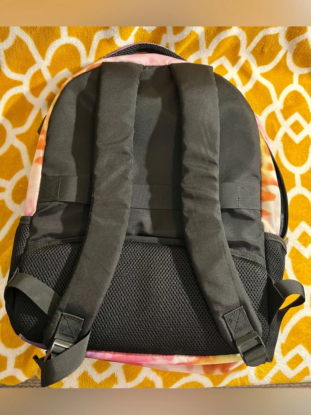 Disneyland Resort Mickey Mouse Tie-Dye Medium Backpack Pink Purple Black